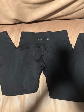 NVGTN Black Sculpting Seamless Workout Leggings